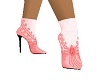 pink gem ankle boots