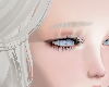 white eyelashes