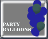 !F! Balloons Blue Green