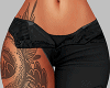 Denim Black Jeans +Tatts