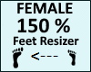 Feet Scaler 150% Female