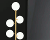 (B) Gold Floor Lamp