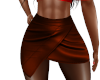 TEF DARK RED SKIRT