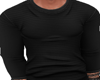 tight black sweatshirt