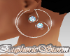 ~ES~ Orbit Blue Earrings