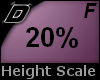 D► Scal Height *F* 20%