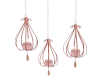 Rose Gold Hanging Candle