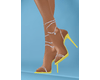 Canary yellow heels