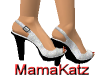 MK Light Grey Heels