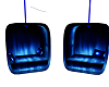 Blue Club Hanging Chairs