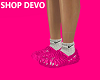 Pink Crocs
