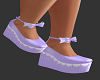 Belle Lilac Wedge Sandal