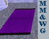 *MM* purple & black rug