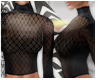 Theo-Mesh Top `Black