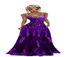 purple long gown