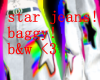 star jeans! baggy! b&w