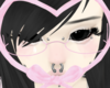 pink oval glasses <3