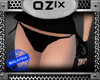 QZ|Sexy Black Thong