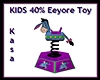 KIDS 40% Eeyore Toy Ride