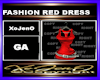 FASHION RED DRESS