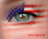 Usa Flag Eyeshadow