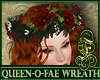 Queen-o-Fae Wreath Red