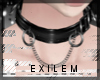 [EX] Latex Hooped Collar