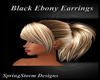 Black Ebony Earrings