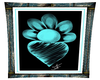 Turquoise Flower Heart
