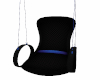 Black/Blue Lounge Swing