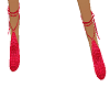 bright text red tie heel
