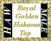 Royal Golden Hakama Top