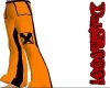 Orange/Black XSpot Pants