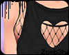 z | Heart Crop - Black