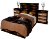 Brown Warm Wood Bed