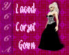 [Y666A] Lace Corset Gown