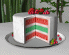 Holiday Strawberry Cake