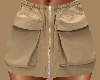 Mini Tan Cargo Skirt