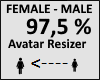 Avatar scaler 97,5%