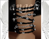 Brazalete negro/gris