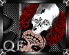 {Q} Gothic Skull~Red2