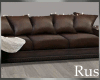 Rus Lit Leather Couch
