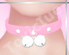 [T] Pink Bells Collar