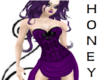 *h* Purple Gothic Dress