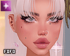 req. layla white + bangs