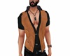 Brown Vest and Shirt