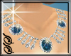 !SS Blue Diamond necklac