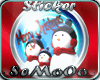 SeMos Merry Xmas Sticker