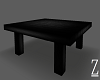 Z: Low Black Wood Table