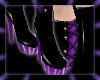 Silk PVC Boots Purple